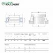 Rodamiento axial de bolas 51210-SKF