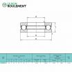 Rodamiento axial de bolas 51212-KML
