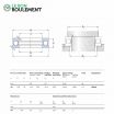 Rodamiento axial de bolas 51218-SKF