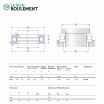 Rodamiento axial de bolas 51228-SKF