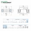 Rodamiento axial de bolas 51315-NSK