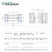 Rodamiento axial de bolas 52202-SKF
