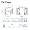 Rodamiento axial de bolas 52213-NSK