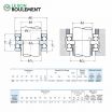 Rodamiento axial de bolas 52224-NSK