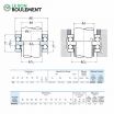 Rodamiento axial de bolas 52234-NSK