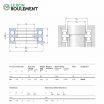 Rodamiento axial de bolas 52320-SKF