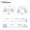 Rodamiento axial de bolas 53201-U-NSK