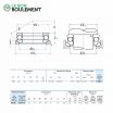 Rodamiento axial de bolas 53202-U-NSK