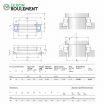 Rodamiento axial de bolas 53205-SKF
