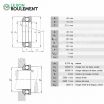 Rodamiento axial de bolas 53209-FAG
