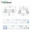 Rodamiento axial de bolas 53212-U-NSK