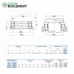 Rodamiento axial de bolas 53214-U-NSK