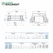 Rodamiento axial de bolas 53224-U-NSK