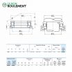 Rodamiento axial de bolas 53226-U-NSK