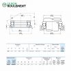 Rodamiento axial de bolas 53236-U-NSK