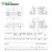 Rodamiento axial de bolas 53307-SKF