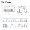 Rodamiento axial de bolas 53310-U-NSK