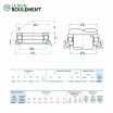 Rodamiento axial de bolas 53311-U-NSK