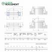 Rodamiento axial de bolas 53314-SKF
