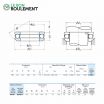 Rodamiento axial de bolas 53315-NSK