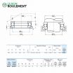 Rodamiento axial de bolas 53315-U-NSK