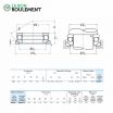 Rodamiento axial de bolas 53317-U-NSK