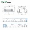 Rodamiento axial de bolas 53324-U-NSK
