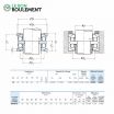 Rodamiento axial de bolas 54210-U-NSK
