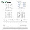 Rodamiento axial de bolas 54307-SKF