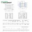 Rodamiento axial de bolas 54309-SKF