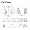 Rodamiento axial de bolas 54407-U-NSK