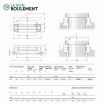 Aro de Rodamiento axial de bolas U204-SKF