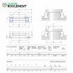 Aro de Rodamiento axial de bolas U215-SKF
