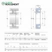 Rodamiento de bolas a rótula 1204-EKTN9-SKF