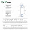 Rodamiento de bolas a rótula 1205-EKTN9-SKF