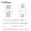 Rodamiento de bolas a rótula 1207-EKTN9-C3-SKF
