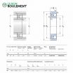 Rodamiento de bolas a rótula 1208-EKTN9-C3-SKF