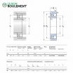 Rodamiento de bolas a rótula 1213-EKTN9-C3-SKF