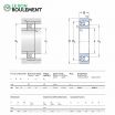 Rodamiento de bolas a rótula 1216-K-C3-SKF