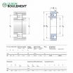 Rodamiento de bolas a rótula 1218-SKF