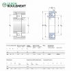 Rodamiento de bolas a rótula 1220-SKF
