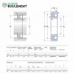 Rodamiento de bolas a rótula 1309-EKTN9-C3-SKF