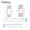 Rodamiento de bolas 2200-2RSR-TNG-NSK