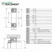 Rodamiento de bolas 2205-K-2RS-TVH-FAG