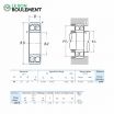 Rodamiento de bolas 2206-2RS-TNG-NSK