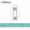 Rodamiento de bolas 2307-2RS-KML