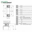 Rodamiento de bolas 2308-2RS-TVH-FAG