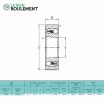 Rodamiento de bolas 2308-K-KML