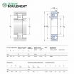 Rodamiento de bolas 2314-C3-SKF