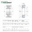 Rodamiento de bolas 2315-K-M-C3-SKF